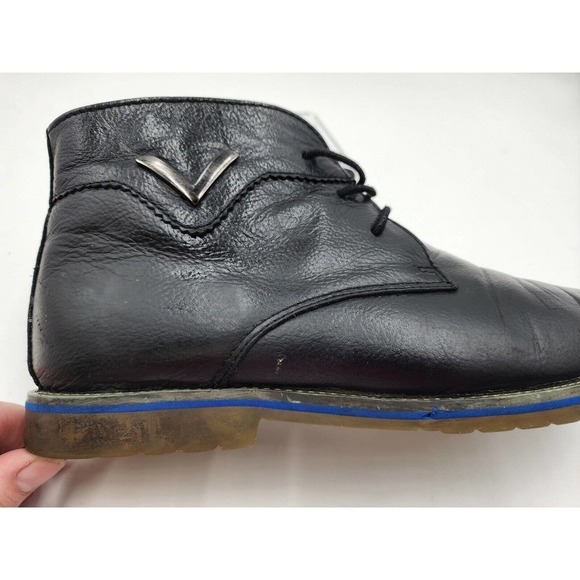 Timberland Earthkeepers Chukka Ankle Black Leather Boots Men\'s Sz 12 1501-12 40 main image 9